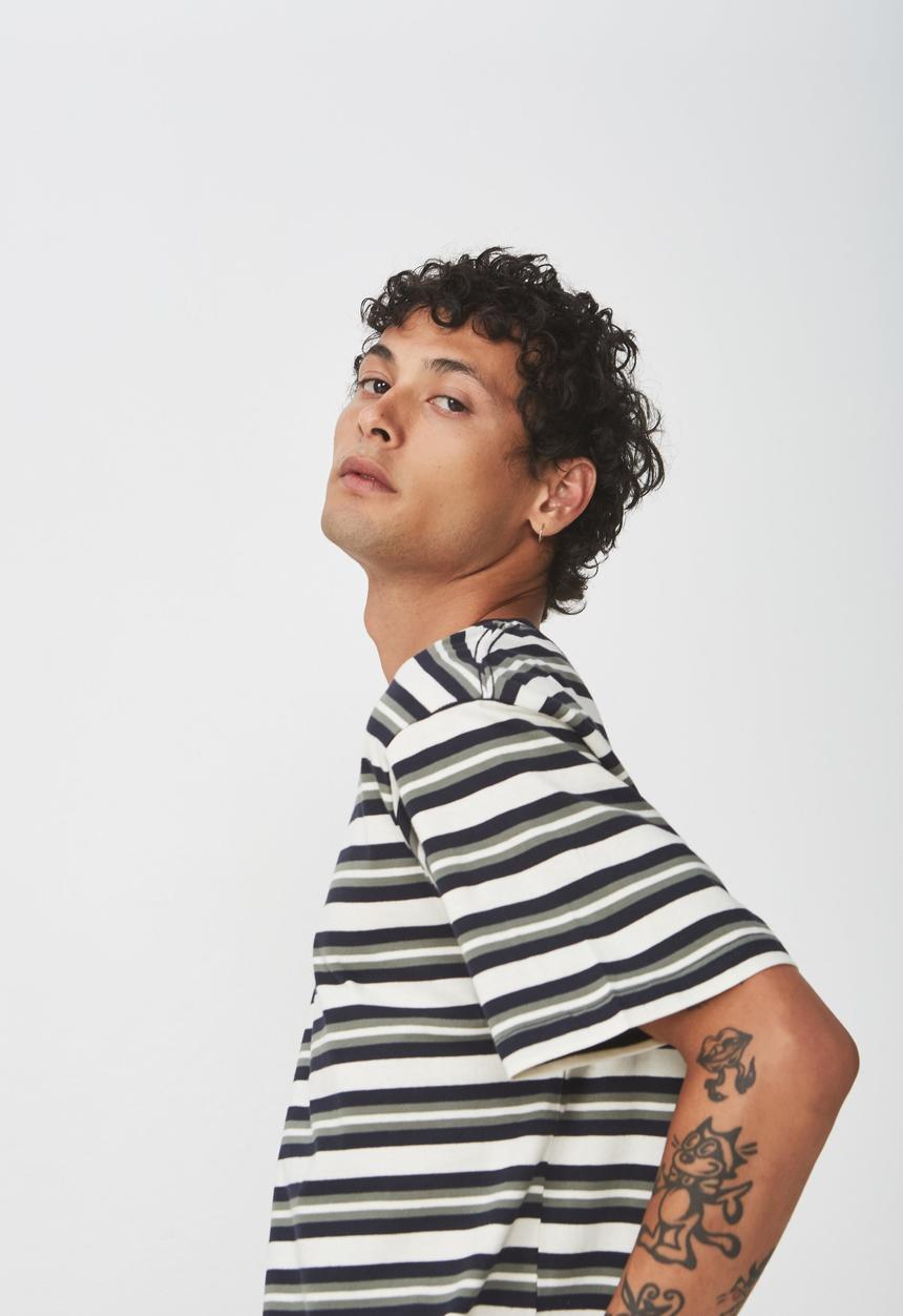 Cotton On - Dylan stripe tee - multi 
