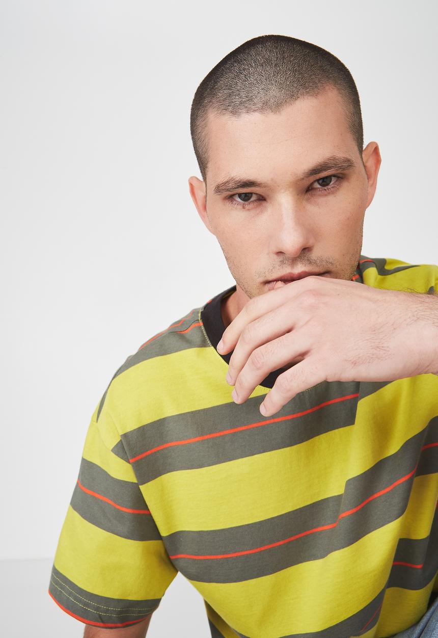Cotton On - Stripe Dylan tee - multi 