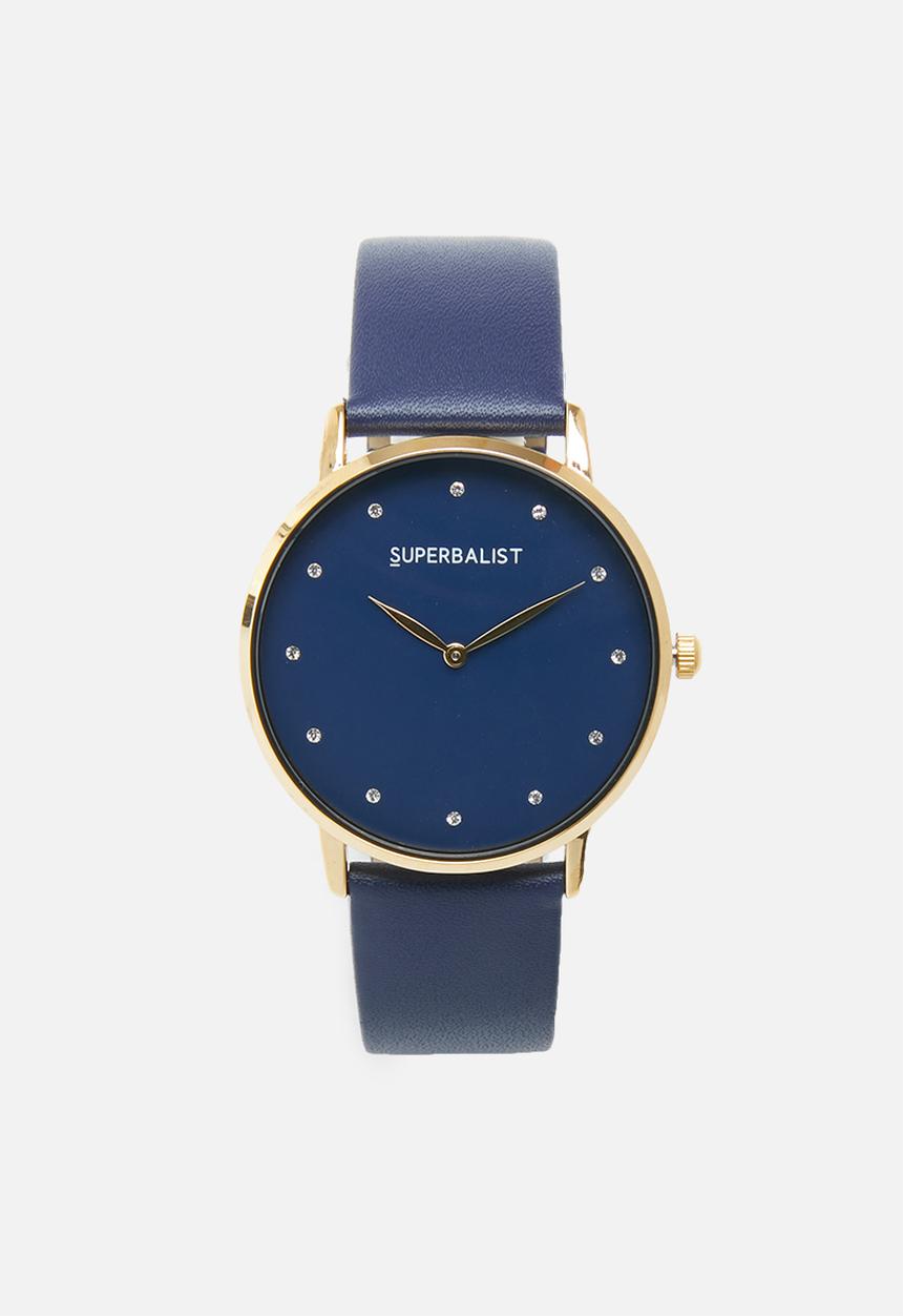 Superbalist - Becky leather watch - navy