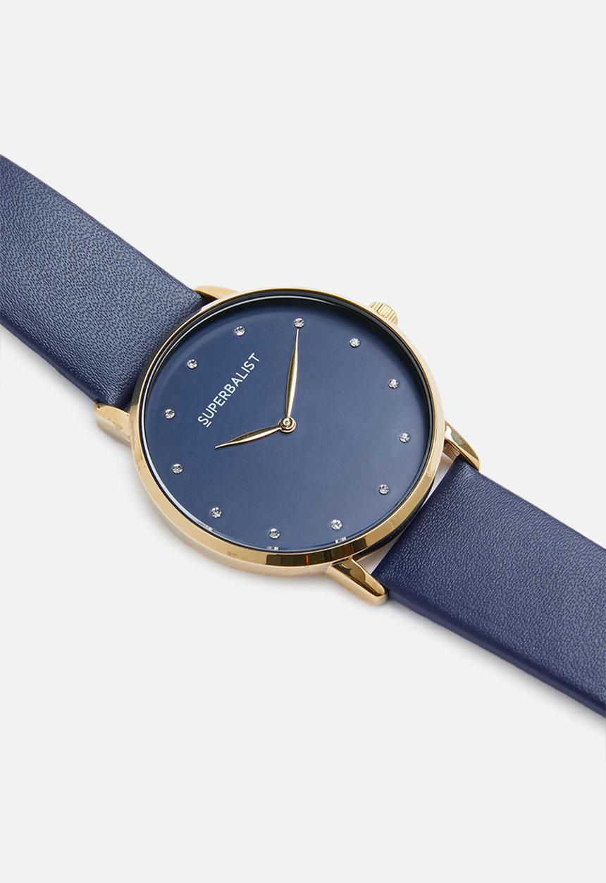 Superbalist - Becky leather watch - navy