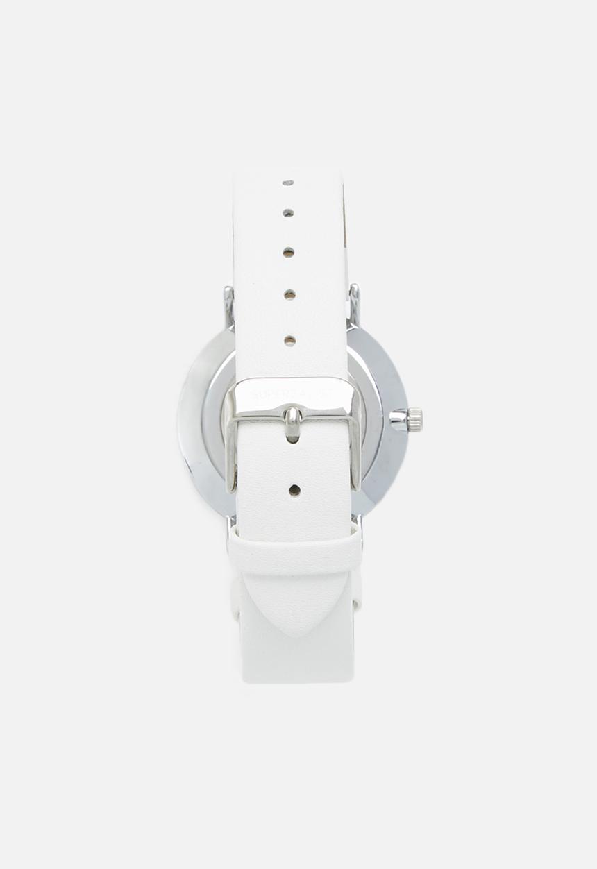 Superbalist - Kelli leather watch - white