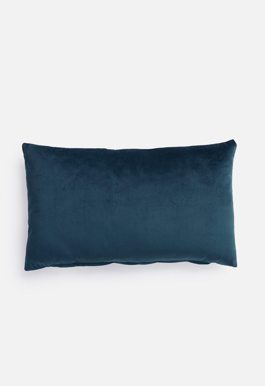 Hertex Haus - Ribbon trim cushion cover - blue