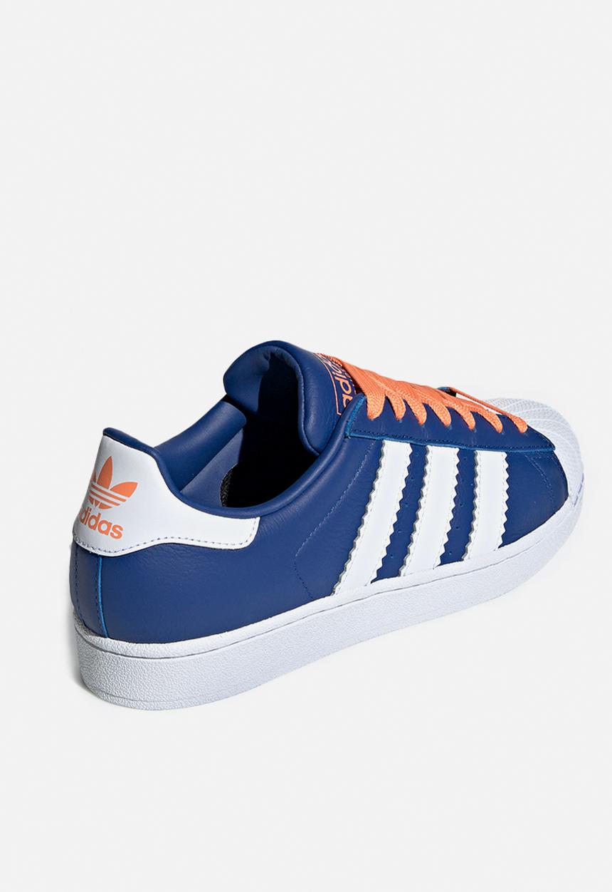 adidas Originals - Superstar - collegiate royal/white/easy orange
