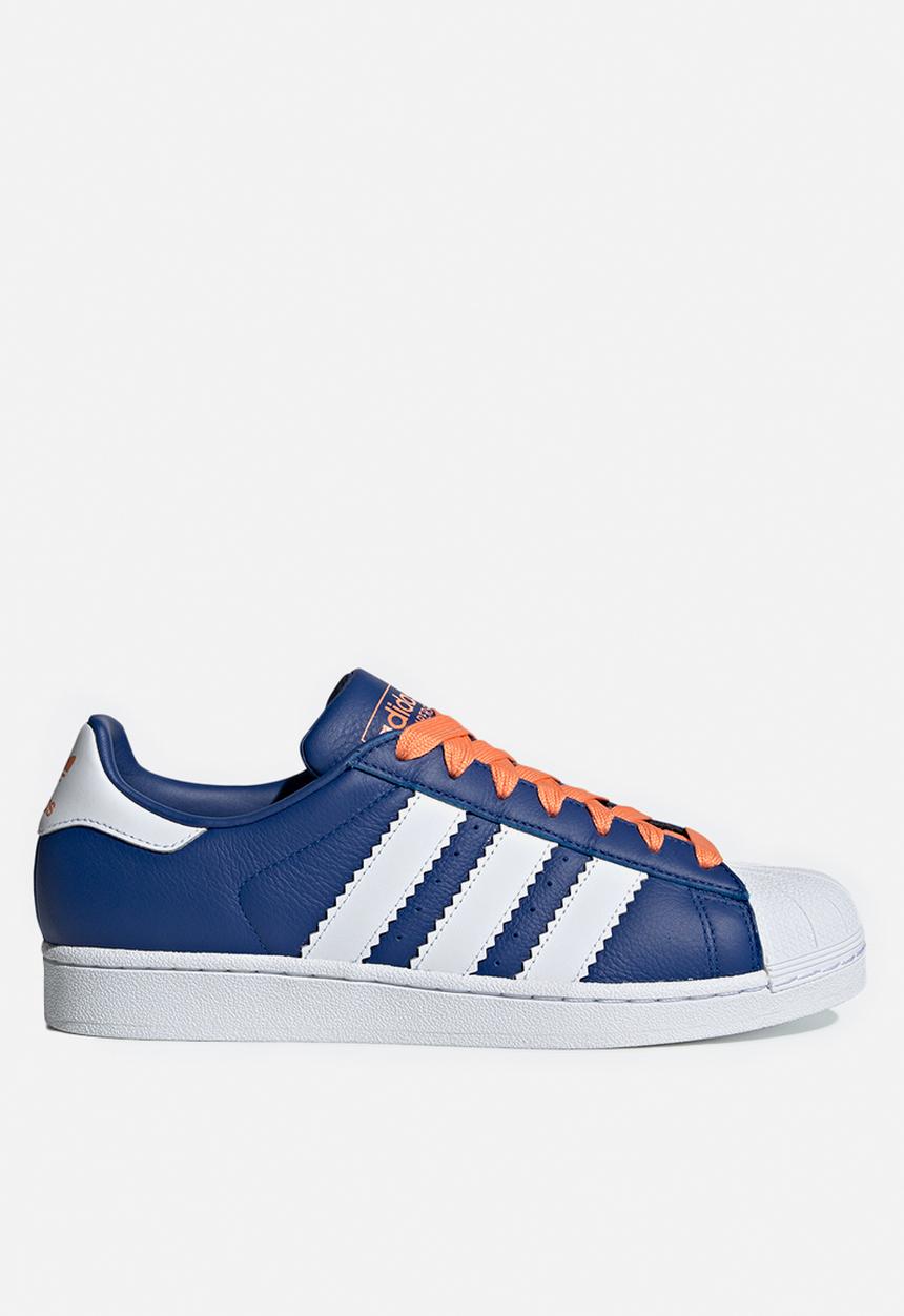adidas Originals - Superstar - collegiate royal/white/easy orange