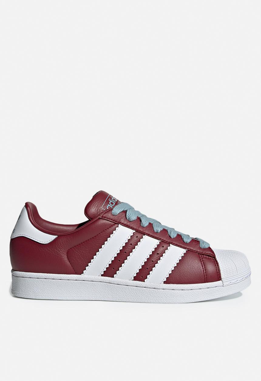 adidas Originals - Superstar - collegiate burgundy/white/ash grey