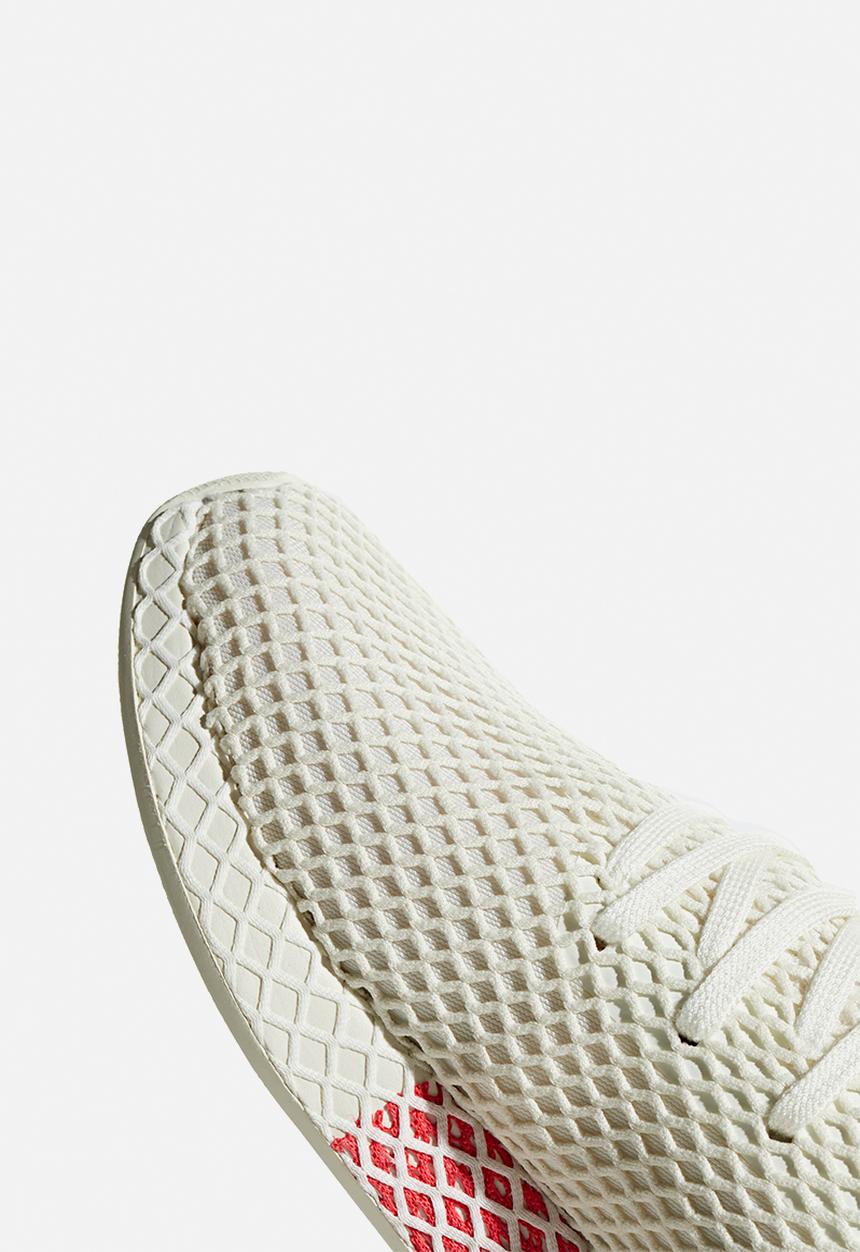 adidas Originals - Deerupt Runner - off white/shock red