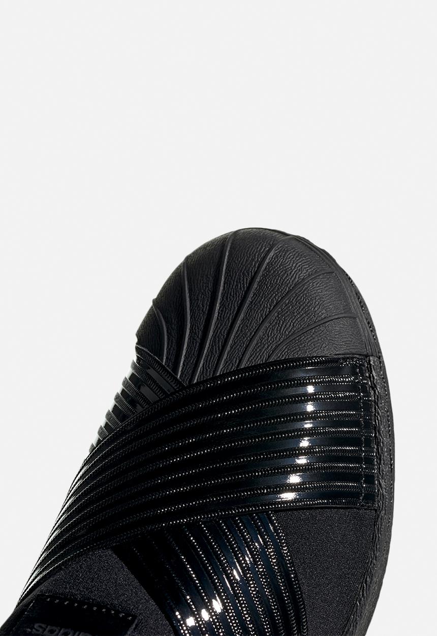 adidas Originals - Superstar Slip On W - black/collegiate purple