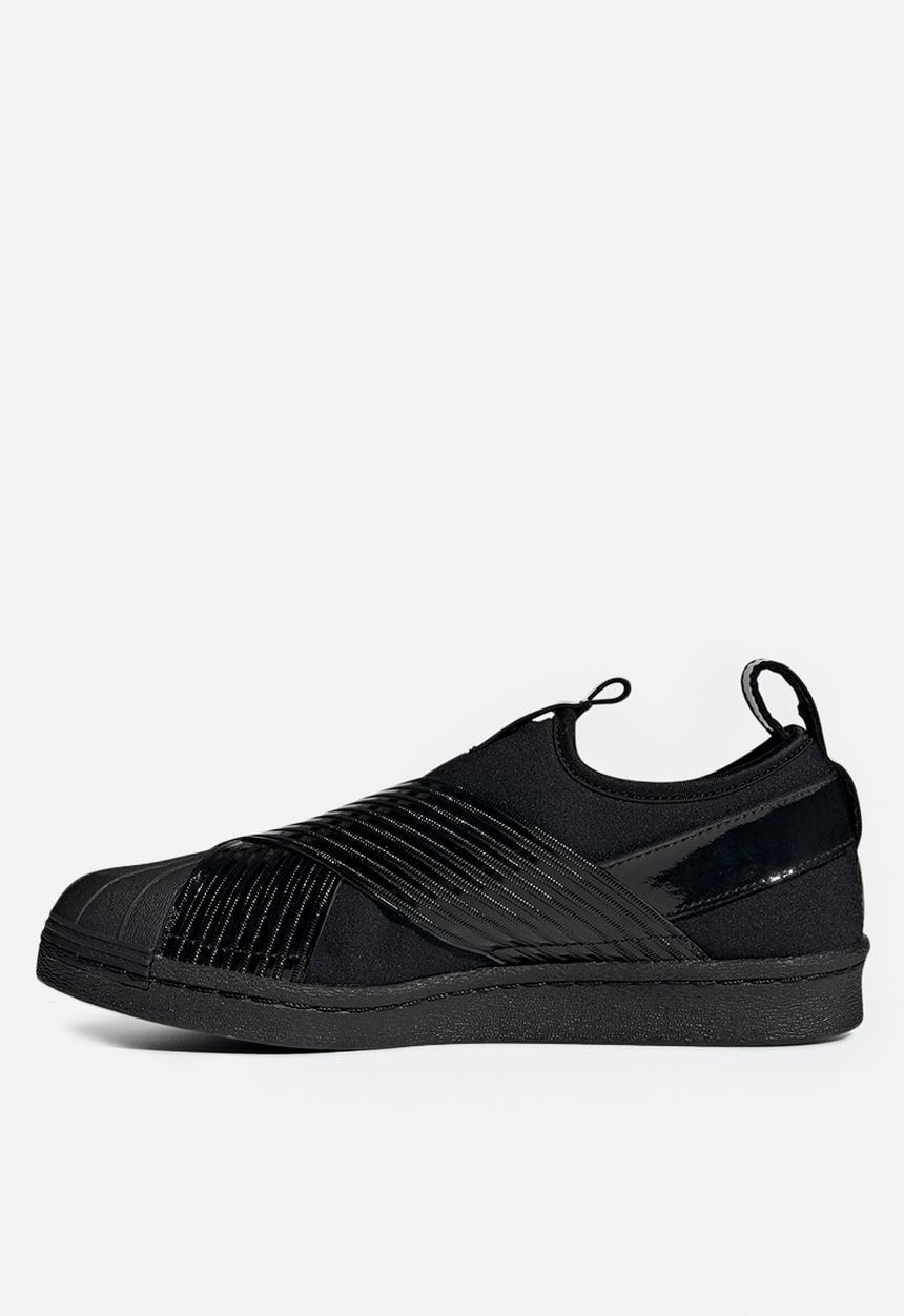 adidas Originals - Superstar Slip On W - black/collegiate purple