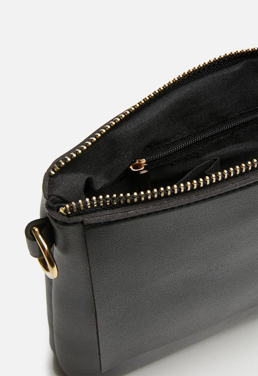STYLE REPUBLIC - Leather-look slingbag - black