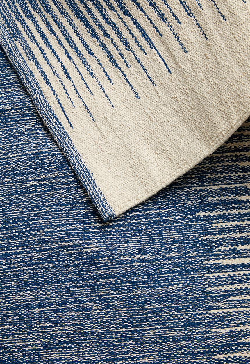 Sixth Floor - Chaya woven rug - blue