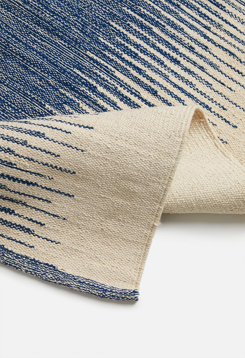 Sixth Floor - Chaya woven rug - blue