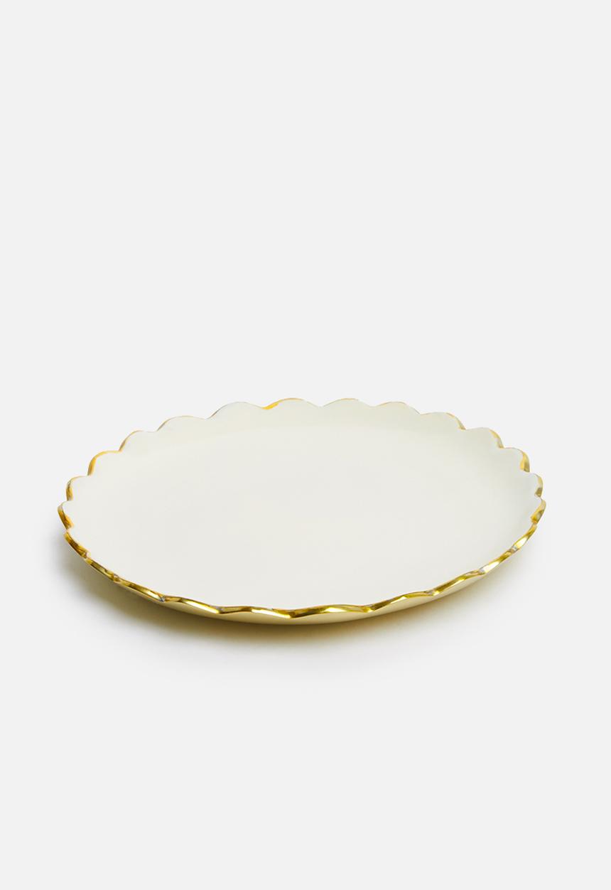 Sixth Floor - Brimley trinket tray - gold