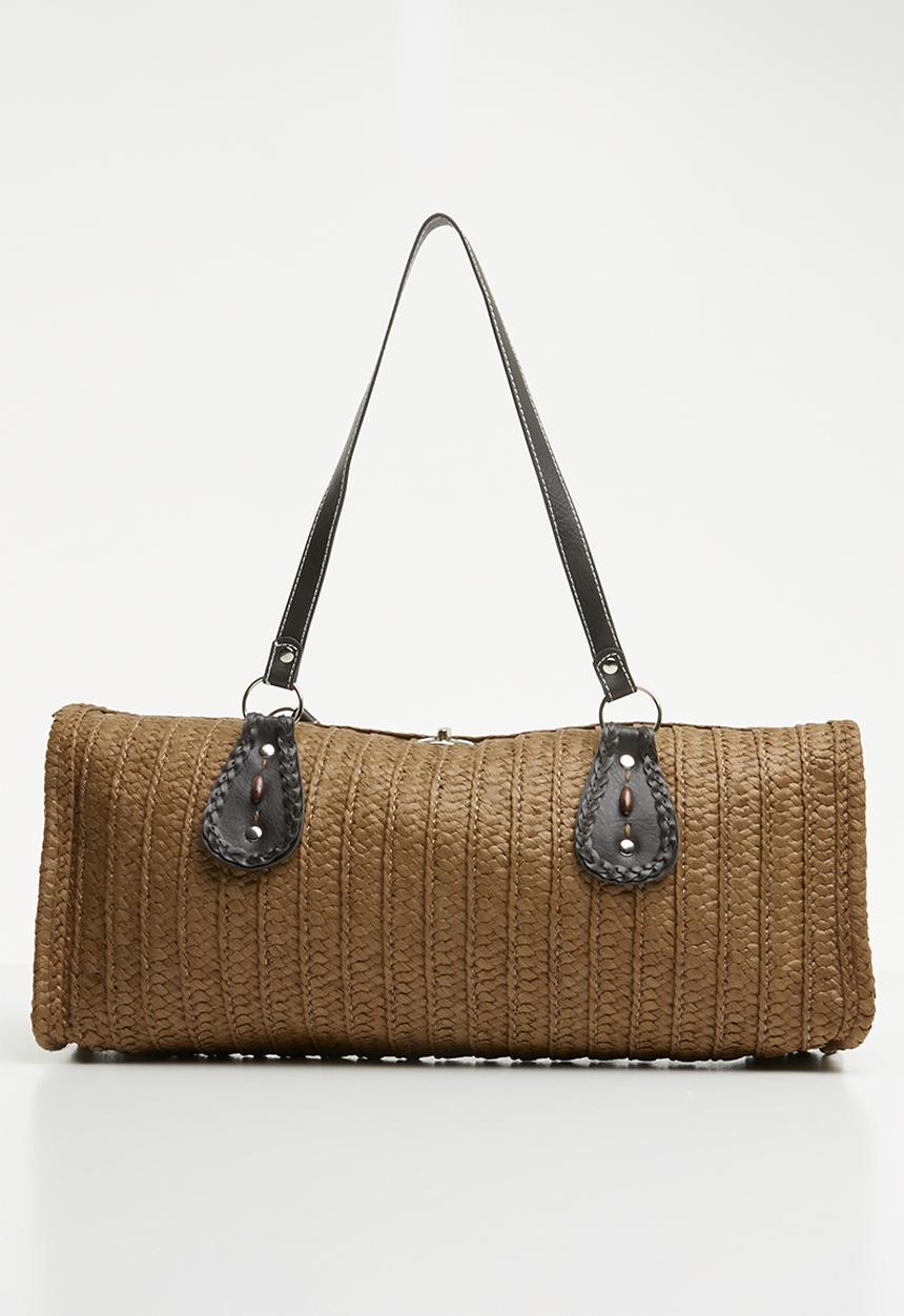 STYLE REPUBLIC - Woven tote bag - brown