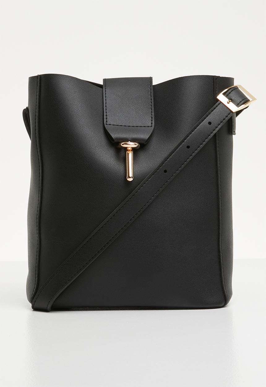 Superbalist - Lesha crossbody bag with clutch - black