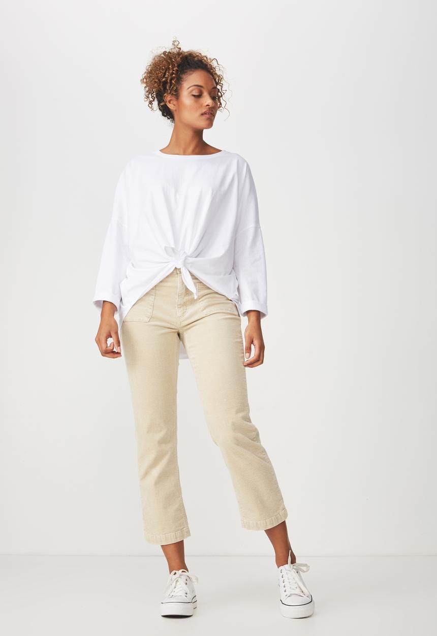 Cotton On - Shelly oversized top - white