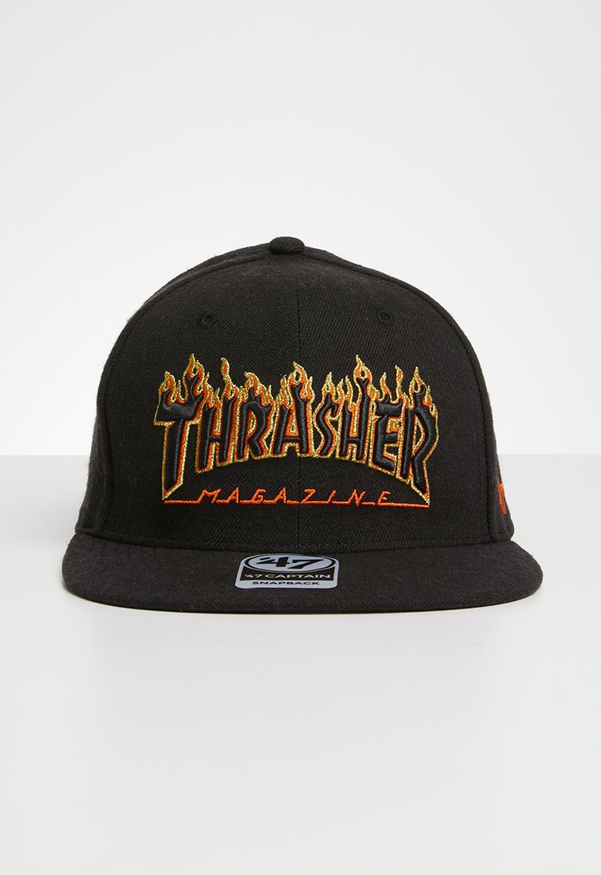 47 Brand - 47 X Thrasher X SF Giants wool snapback - black