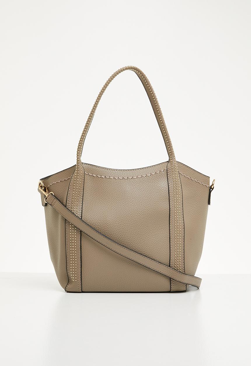 STYLE REPUBLIC - Diamante tote bag - taupe