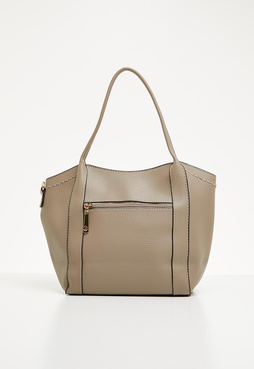 STYLE REPUBLIC - Diamante tote bag - taupe