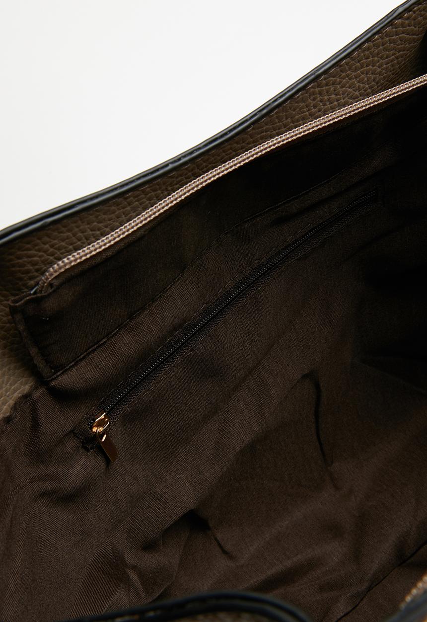 STYLE REPUBLIC - Diamante tote bag - taupe
