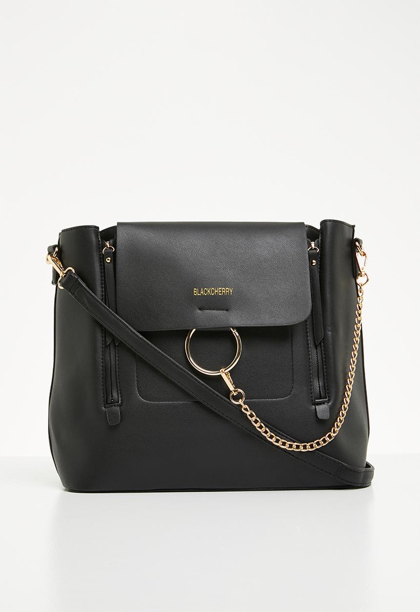 BLACKCHERRY - Cross-over bag - black