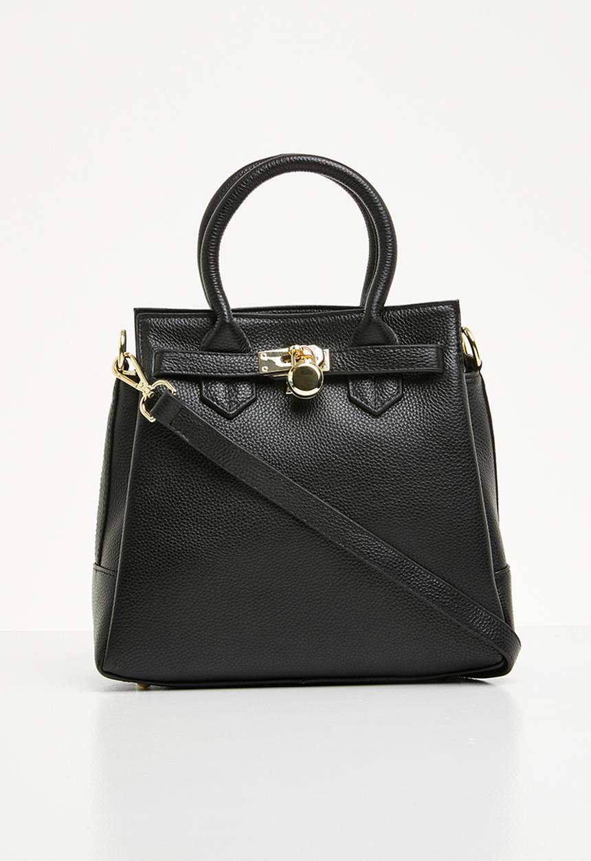STYLE REPUBLIC - Leather tote bag - black