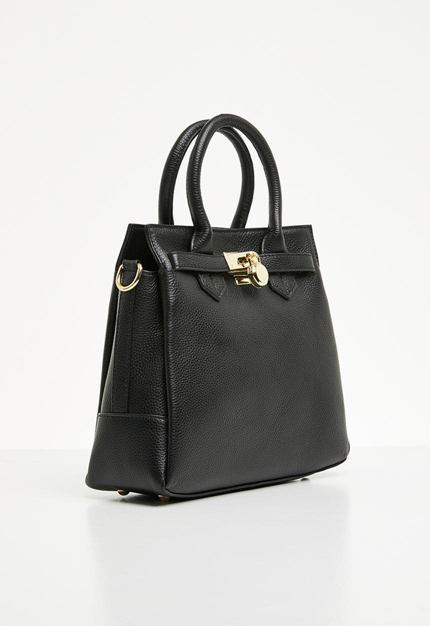 STYLE REPUBLIC - Leather tote bag - black