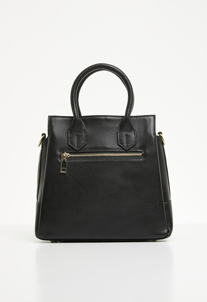 STYLE REPUBLIC - Leather tote bag - black