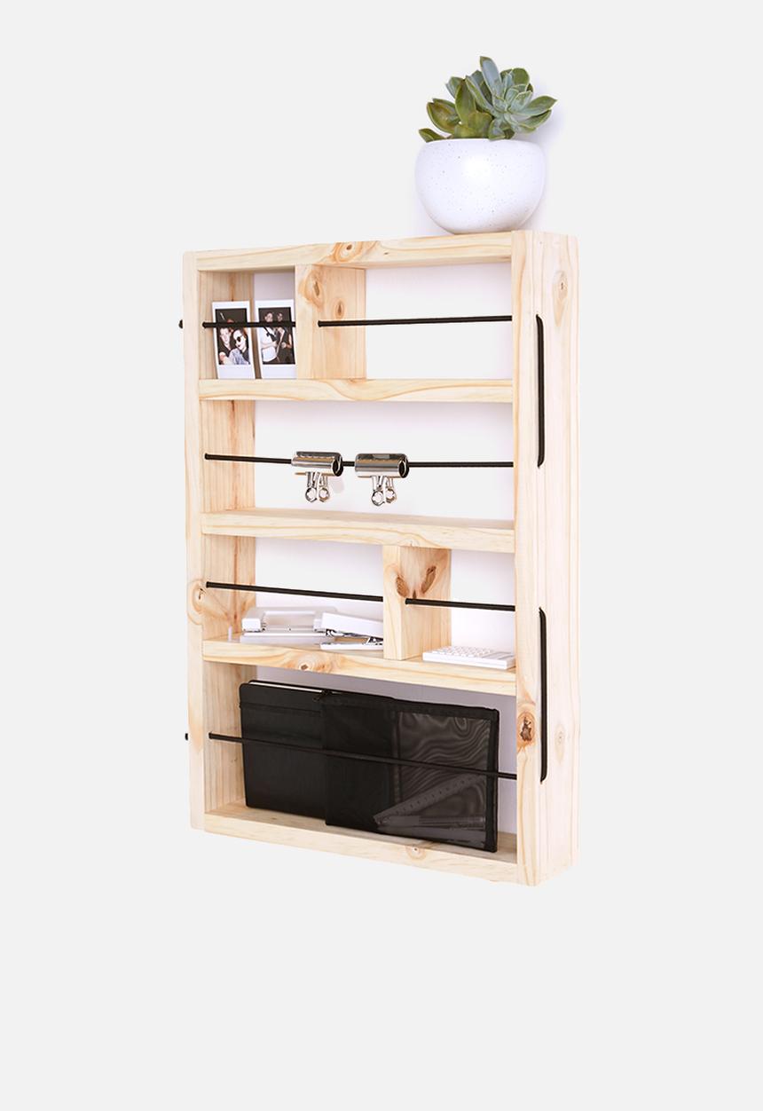 Sixth Floor - Wooden wall mounted shelf - natural