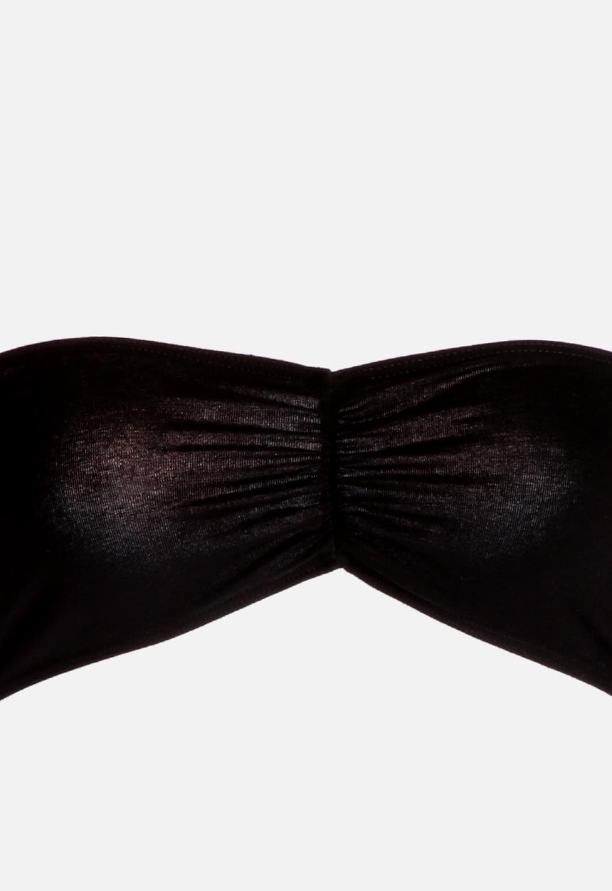 American Apparel - Cotton Spandex Rouched Front Tube Bra
