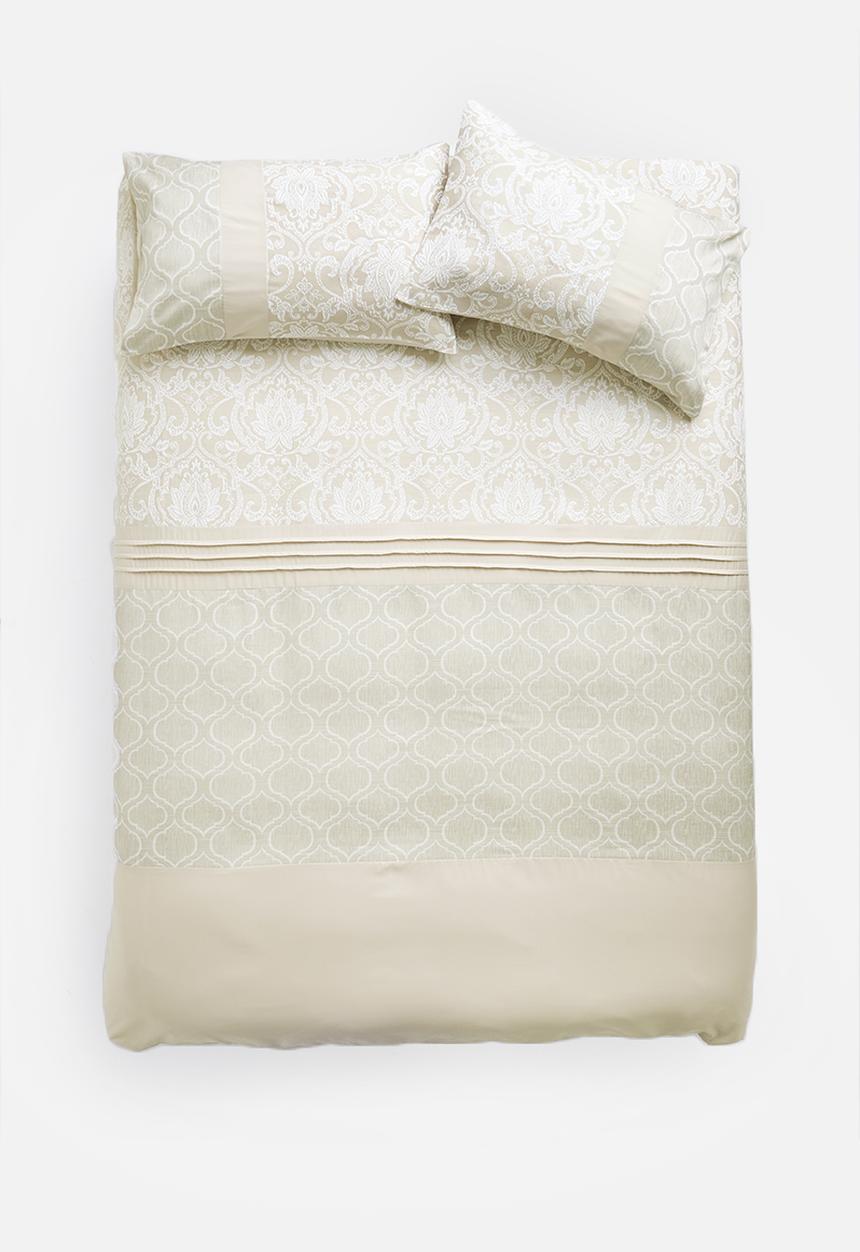 Design Studio - Selbourne jacquard duvet cover set - taupe