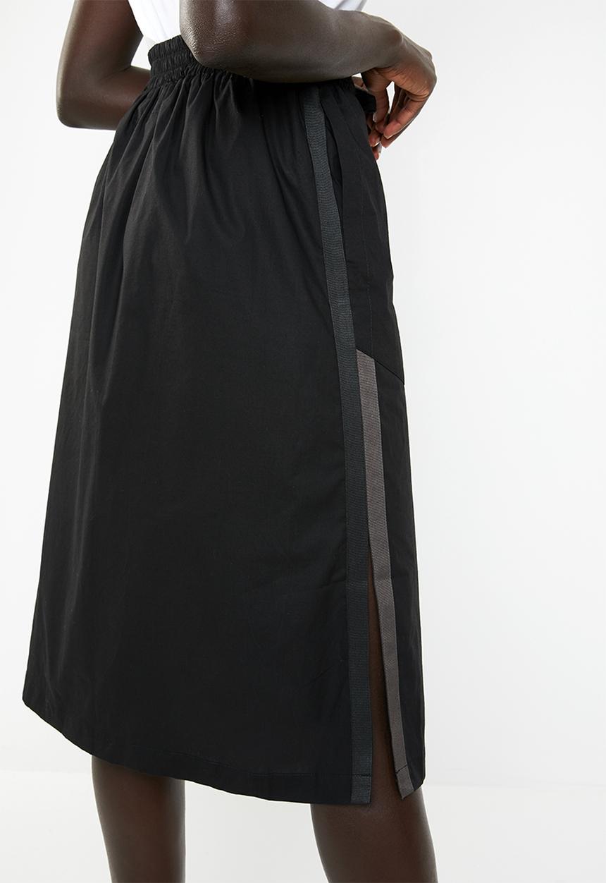 AMANDA LAIRD CHERRY - Nonyaniso elasticated pencil skirt - black