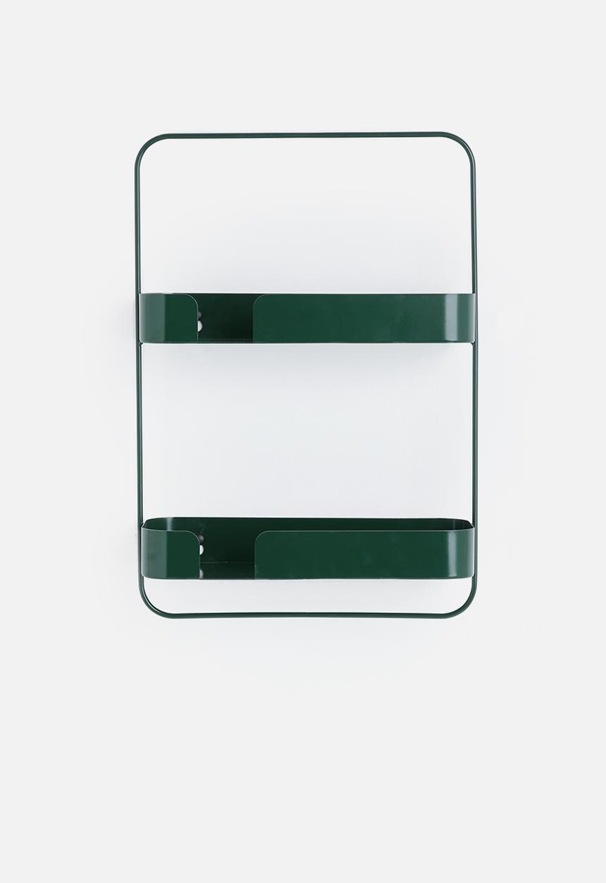 Smart Shelf - Orbit double shelf - emerald green