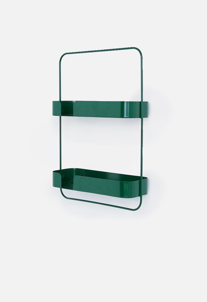 Smart Shelf - Orbit double shelf - emerald green