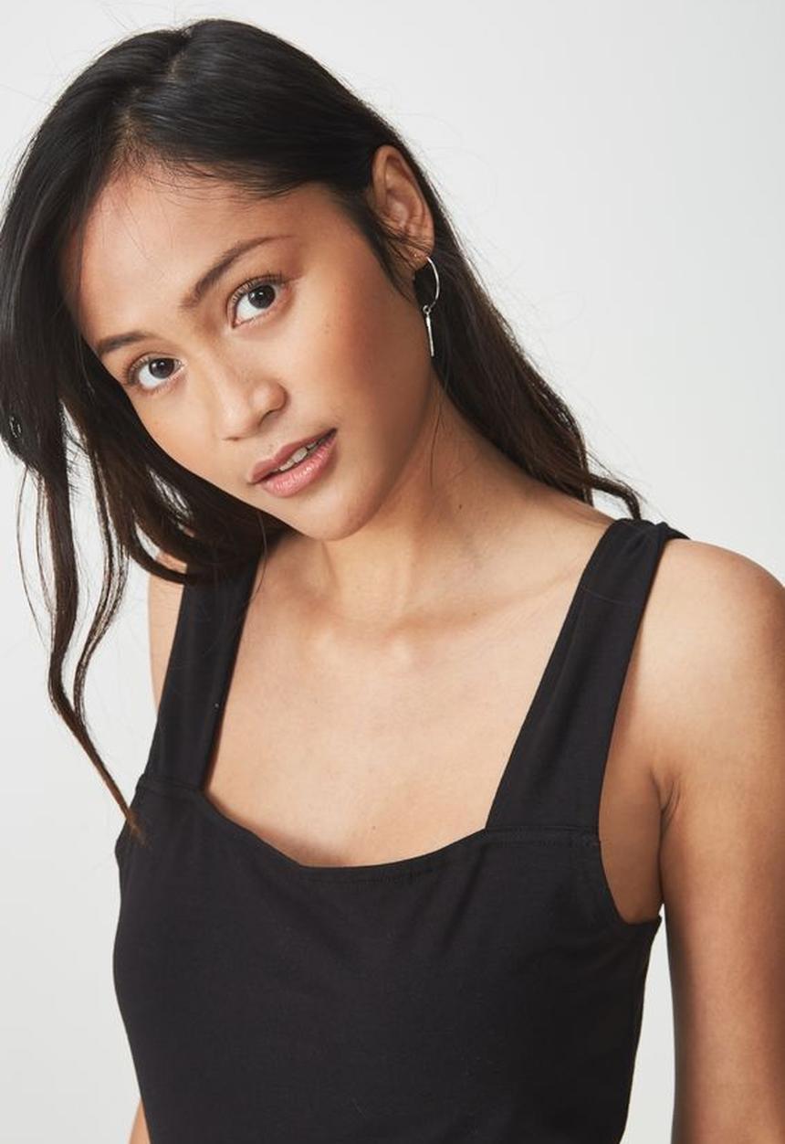 Cotton On - Peyton mini dress - black