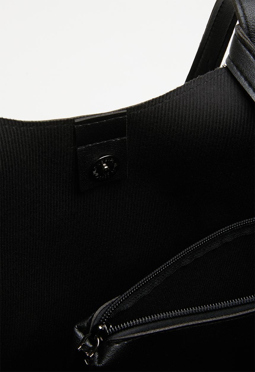 Superbalist - Maggie faux leather shopper bag - black