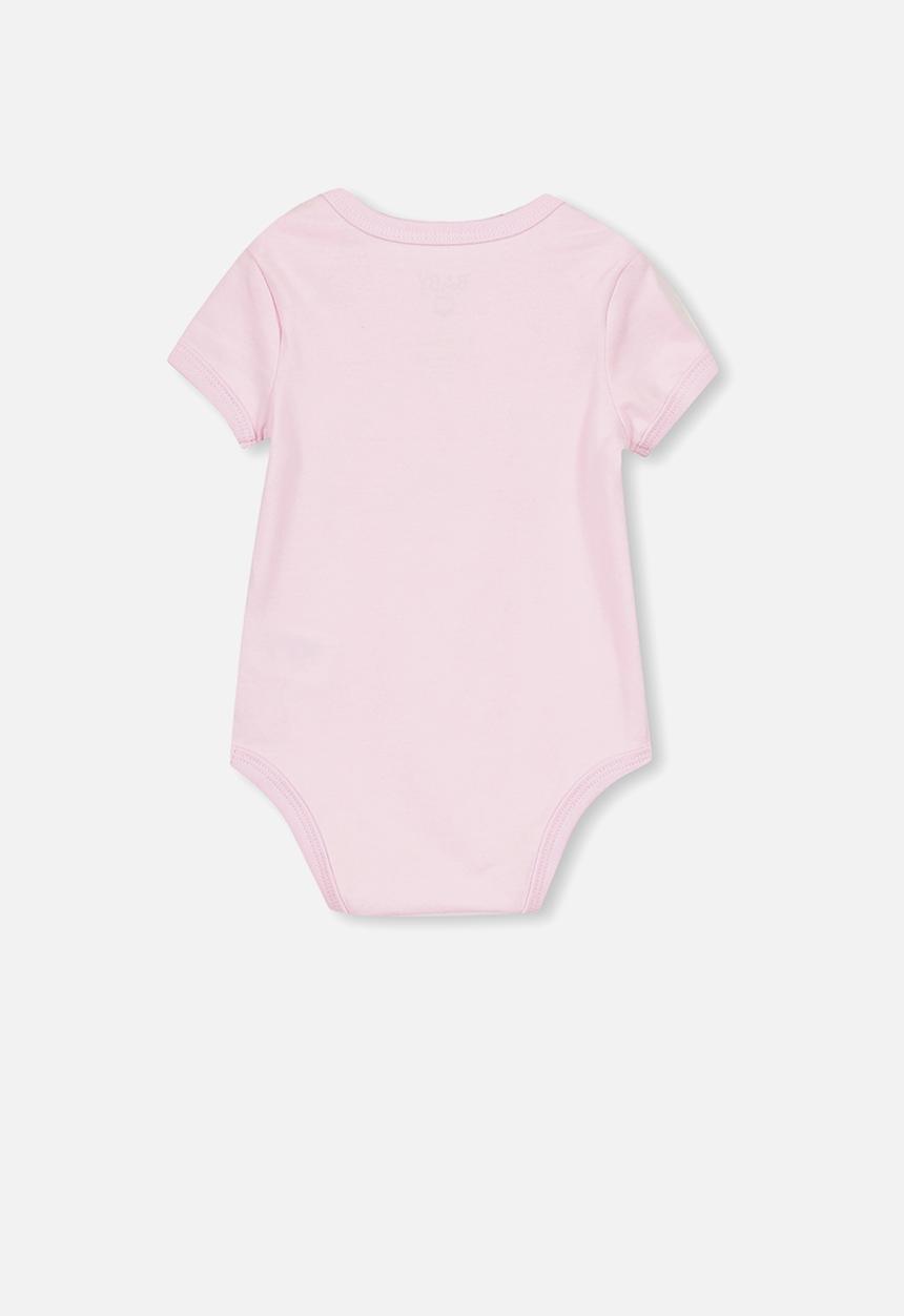 Cotton On - Mini short sleeve bubbysuit - pink