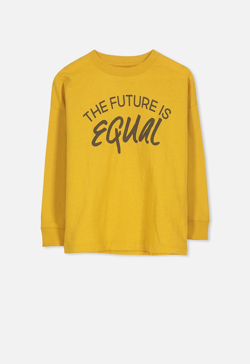 Cotton On - Tom loose fit tee - yellow