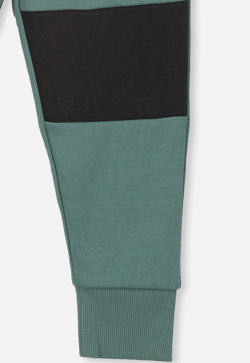 Cotton On - Leo trackpant - green and black