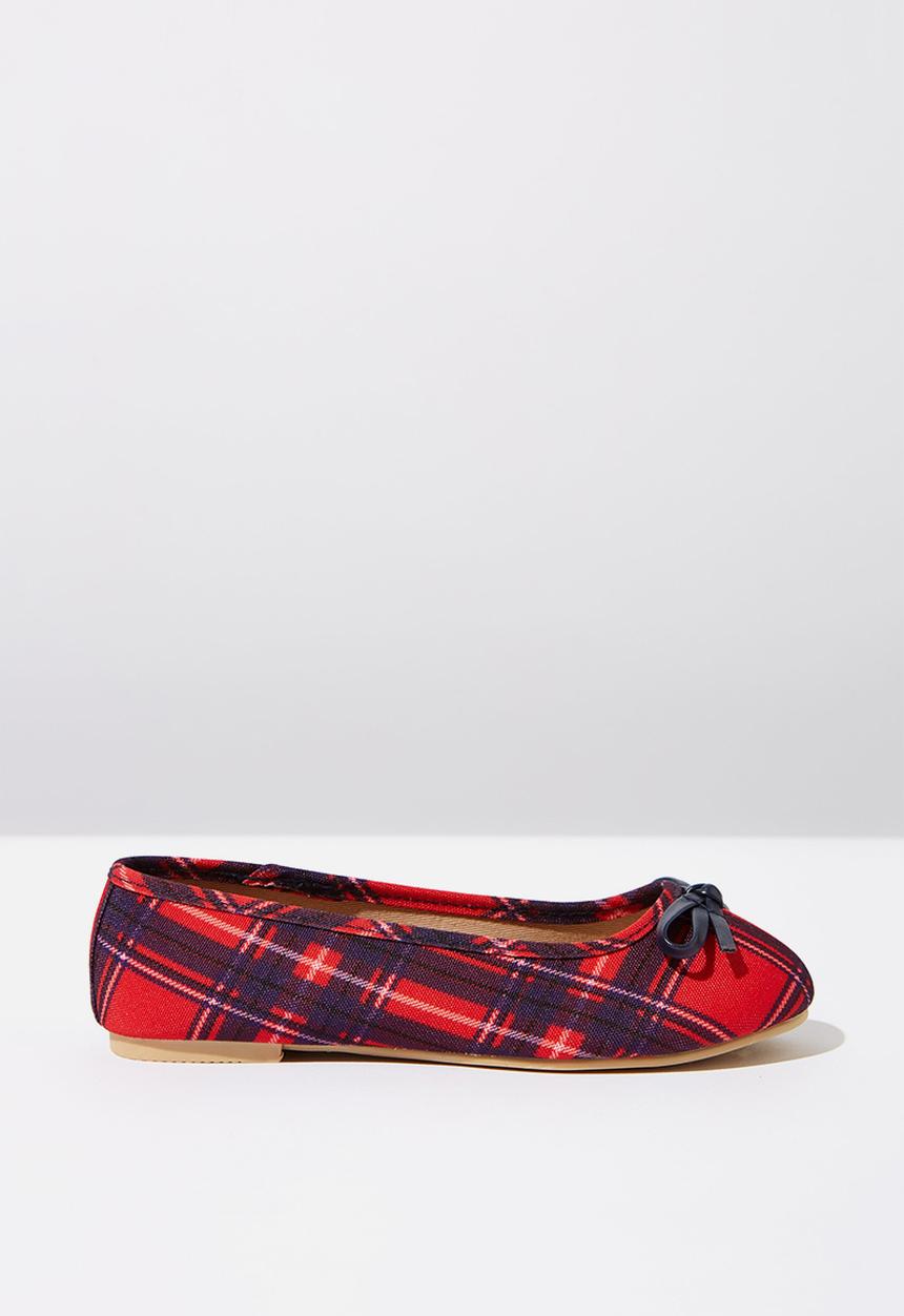 Cotton On - Ballet flats - red & navy 