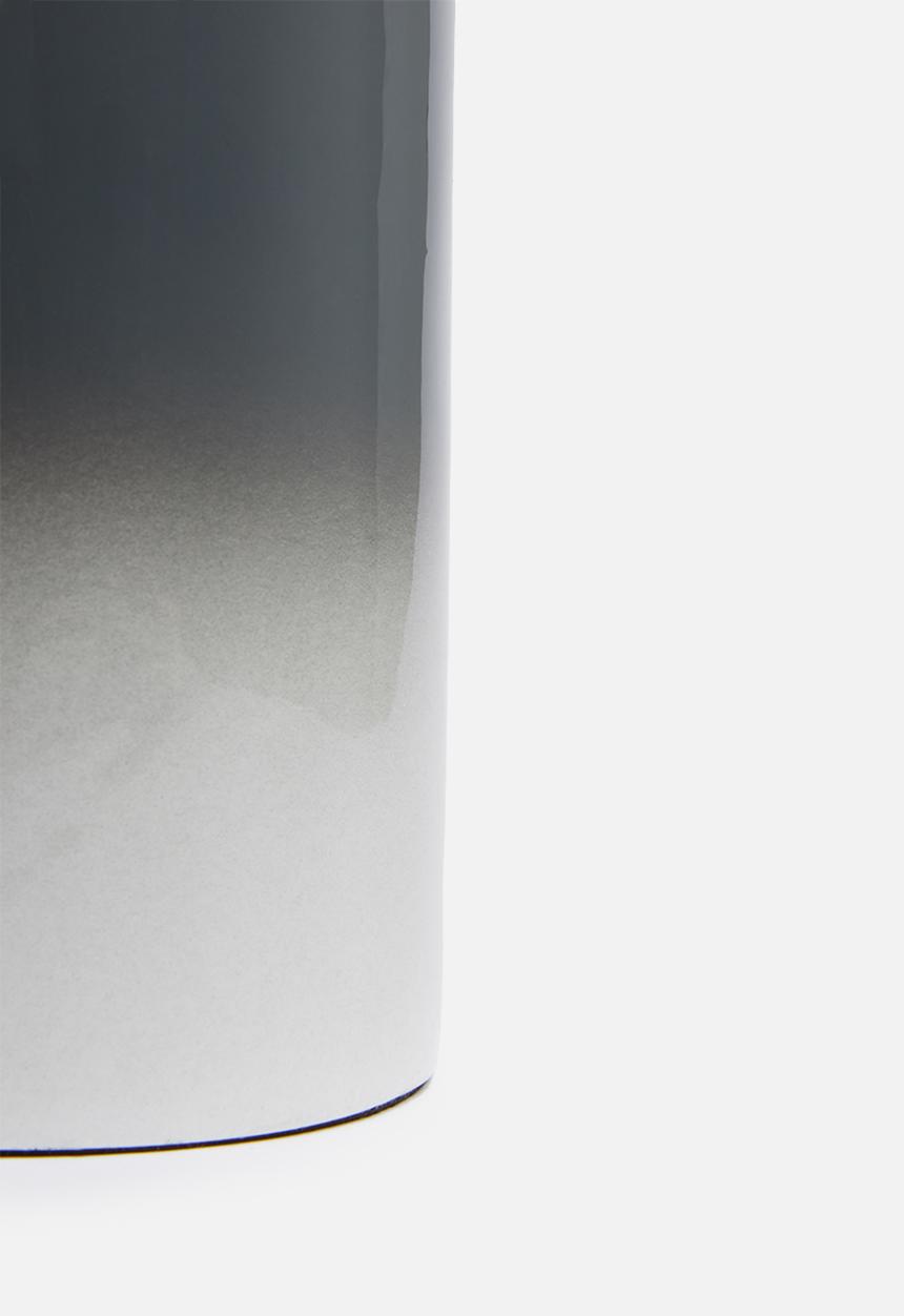Sixth Floor - Scarlette vase - charcoal ombre