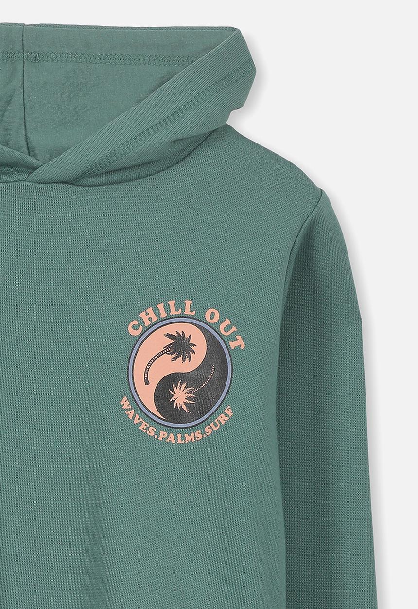 Cotton On - Liam hoodie - green