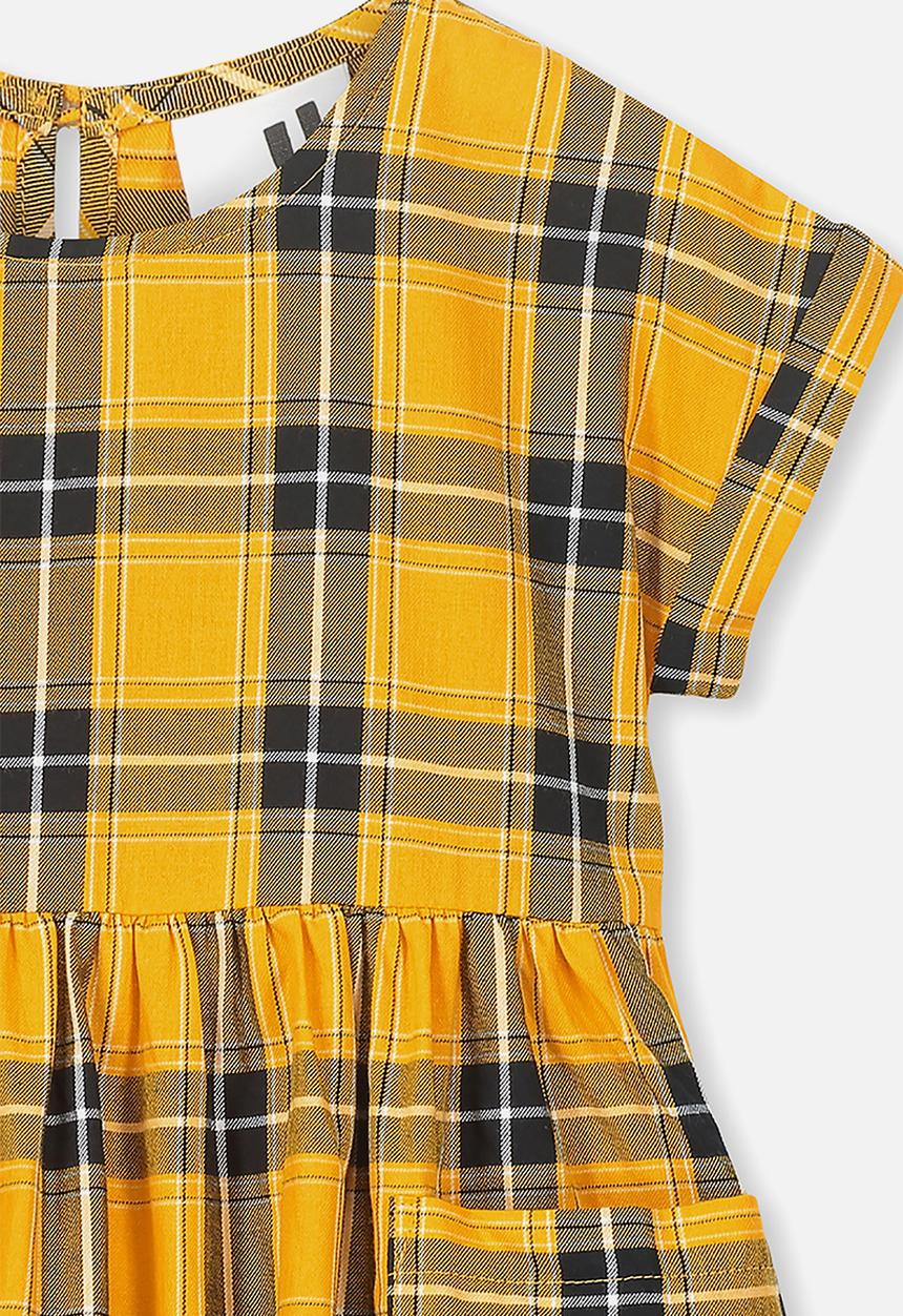 Cotton On - Malia short sleeve dress - yellow