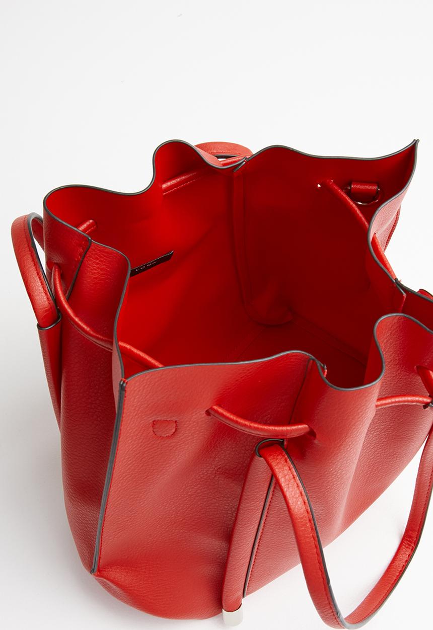 New Look - Simone slouch bucket - red