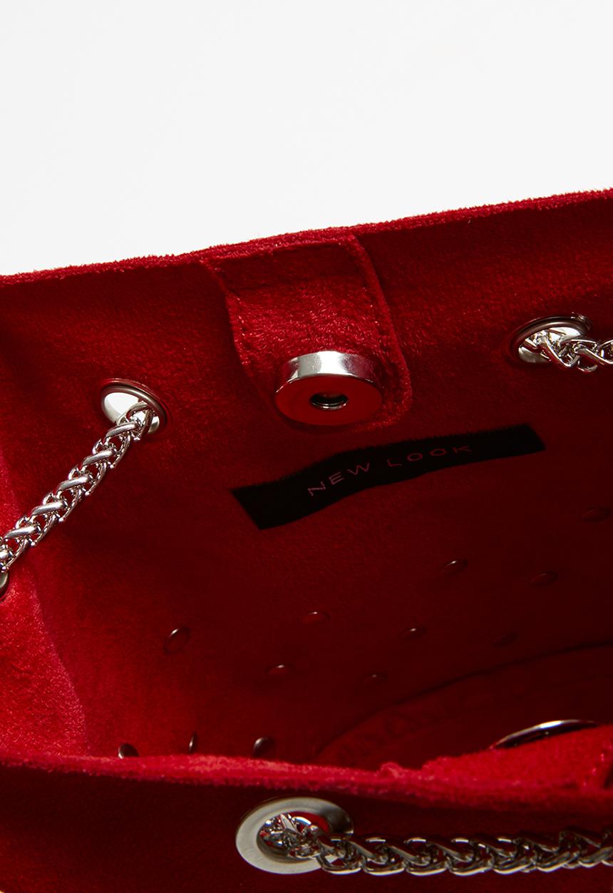 New Look - Tami stud duffle mini - red