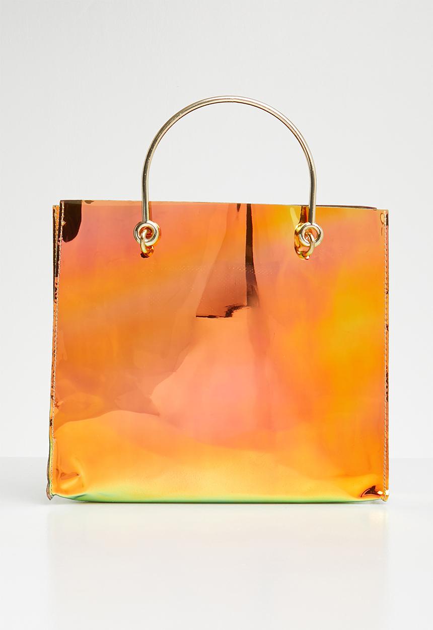 STYLE REPUBLIC - Vinyl shopper bag - bronze