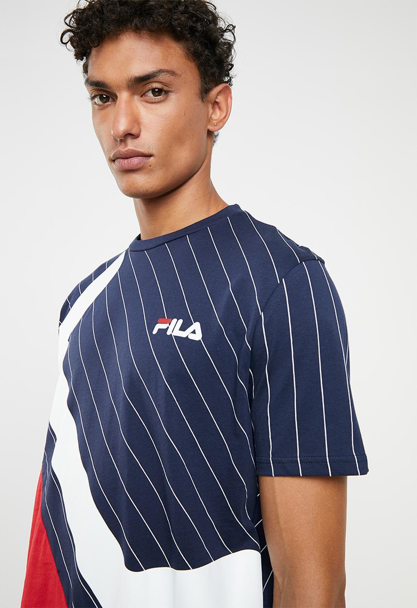 FILA - Tyson tee - navy & red