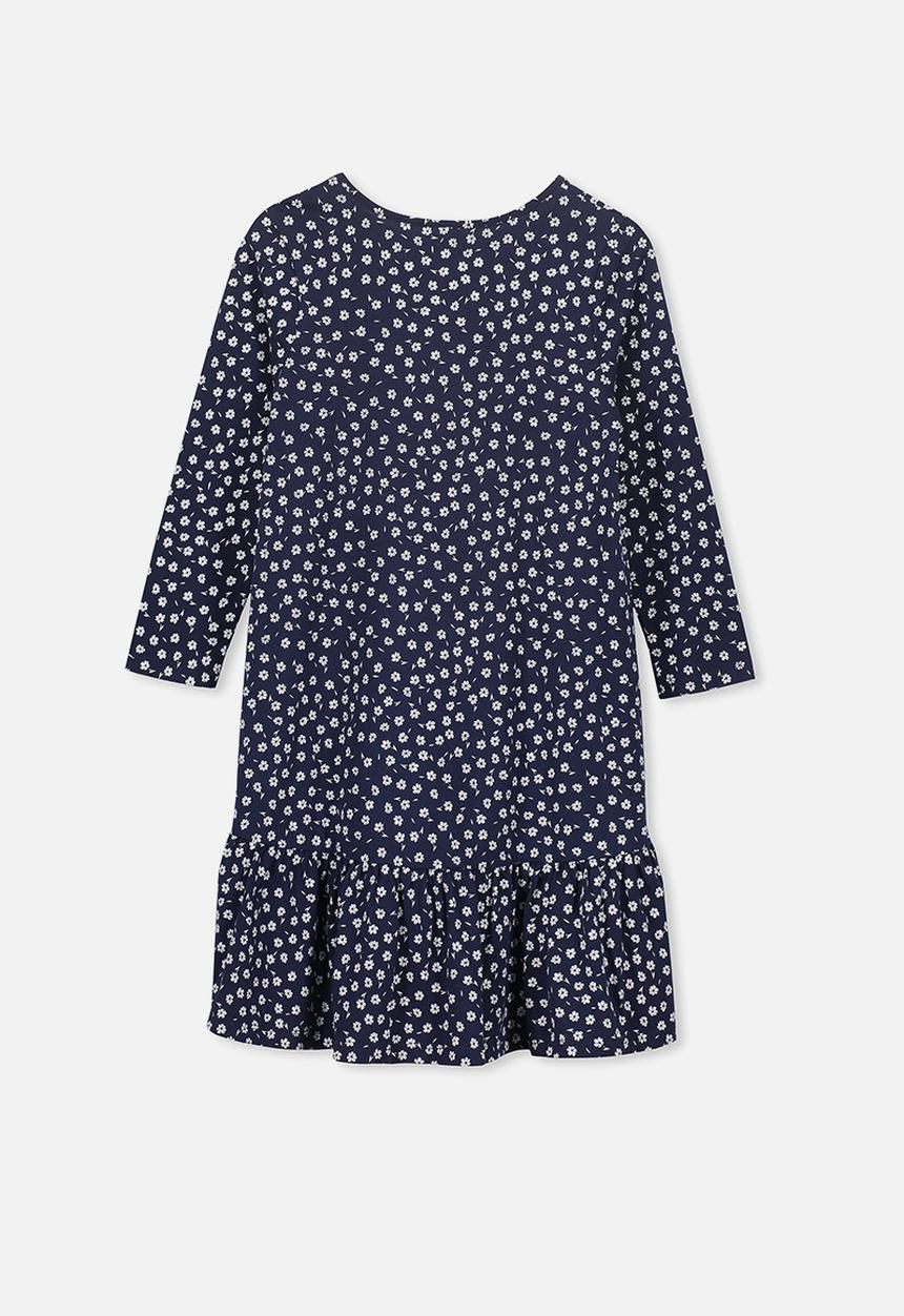 Cotton On - Joss long sleeve dress - navy