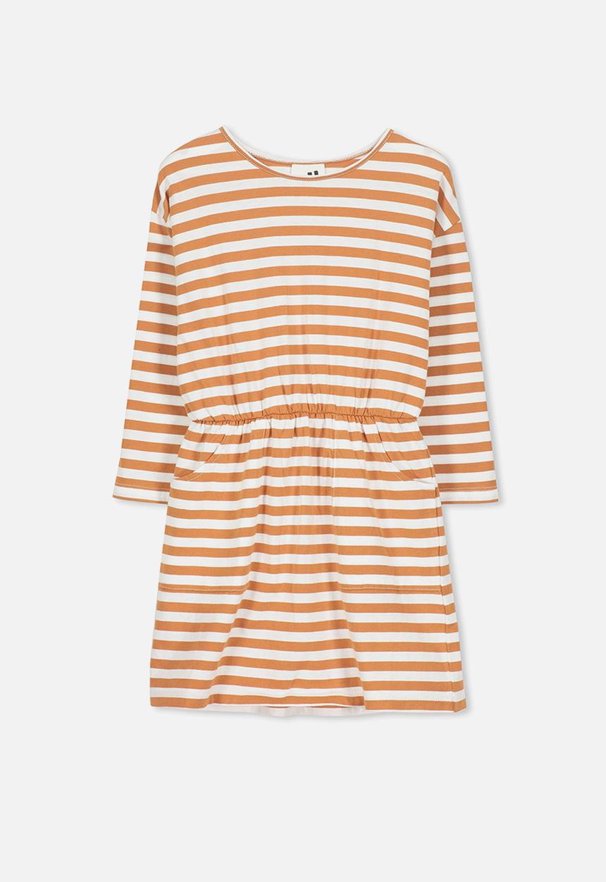 Cotton On - Mara long sleeve dress - orange