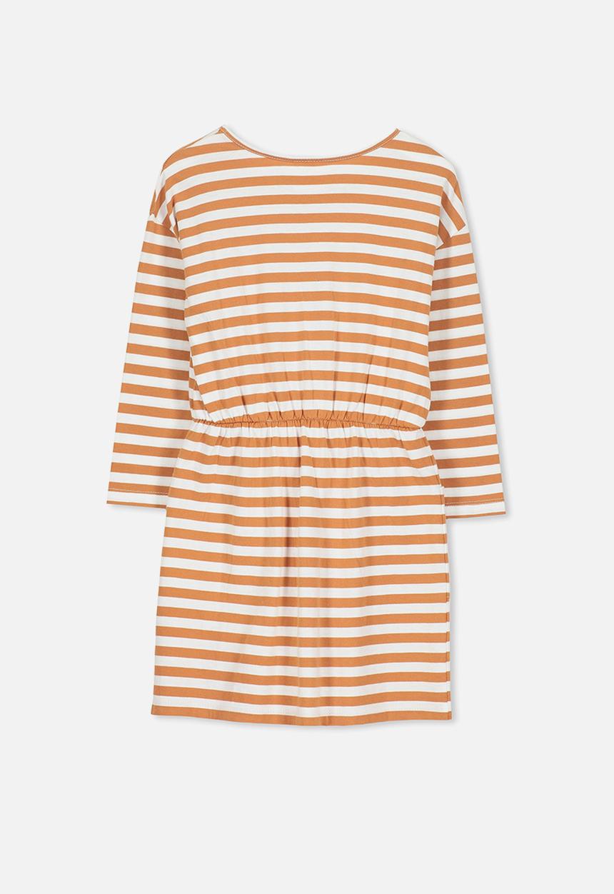 Cotton On - Mara long sleeve dress - orange