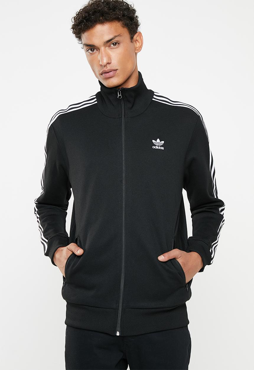 adidas Originals - Beckenbauer tracksuit top - black & white